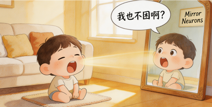 镜像神经元 · 复印机模仿镜